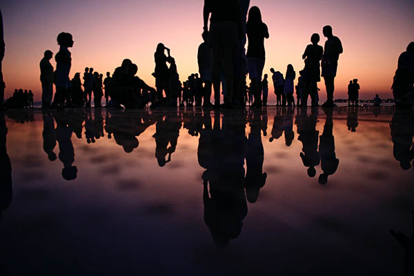 comunità di persone durante le costellazioni familiari