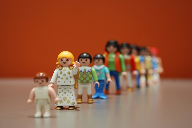 playmobil in fila